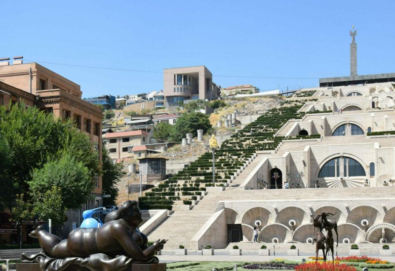 Park,In,Yerevan,With,Cascade,Stairs