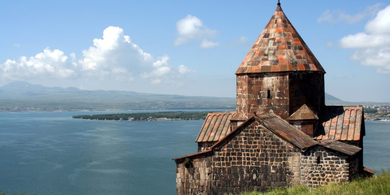 Medieval,Church,On,Sevan,Lake,,Armenia