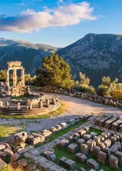 Le Temple d'Athéna Pronaia à Delphes