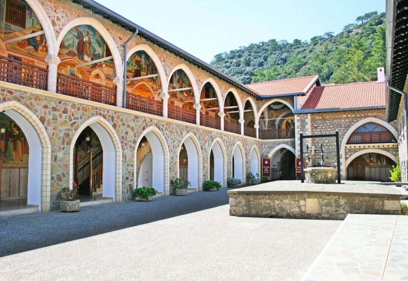 The,Holy,Monastery,Of,The,Virgin,Of,Kykkos,In,Troodos