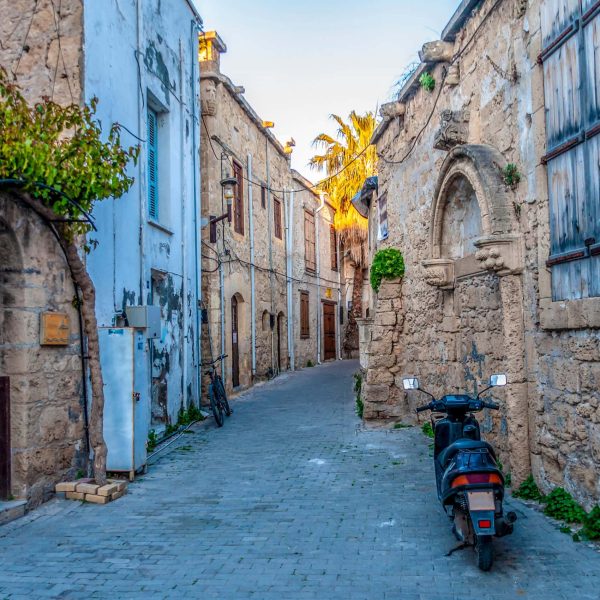 Streets,Of,Old,Nicosia,View.,Nicosia,Is,Capital,Of,Northern