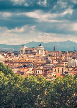 Vue panoramique de Rome