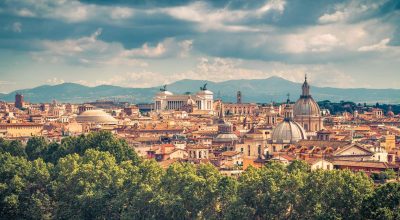 Vue panoramique de Rome