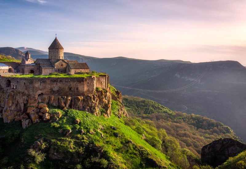 Tatev,Monastery,In,The,Mountains,Of,Armenia