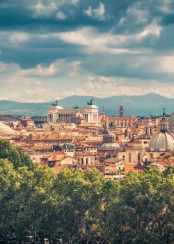 Rome,Skyline,,Italy,,Europe.,Cityscape,And,Skyline,Of,Rome,,Scenic